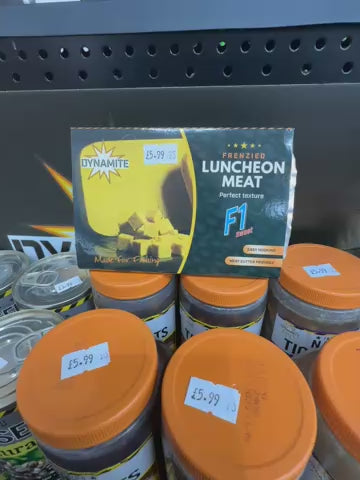 Dynamite Baits Frenzied Luncheon Meat - F1 Trays