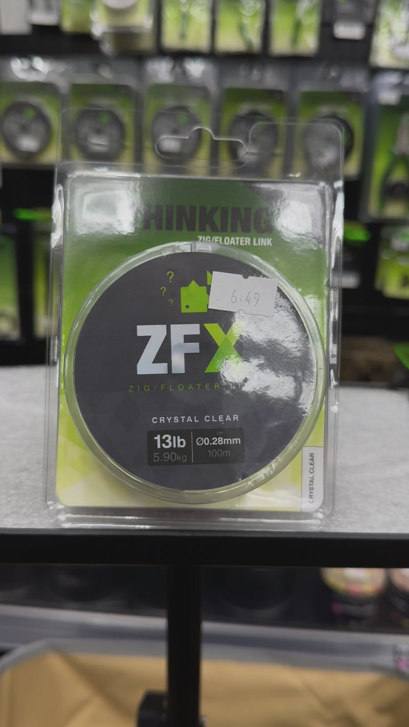 Load and play video in Gallery viewer, Thinking Anglers ZFX ZIG &amp; FLOATER LINK 13LB (0.28MM) 100M
