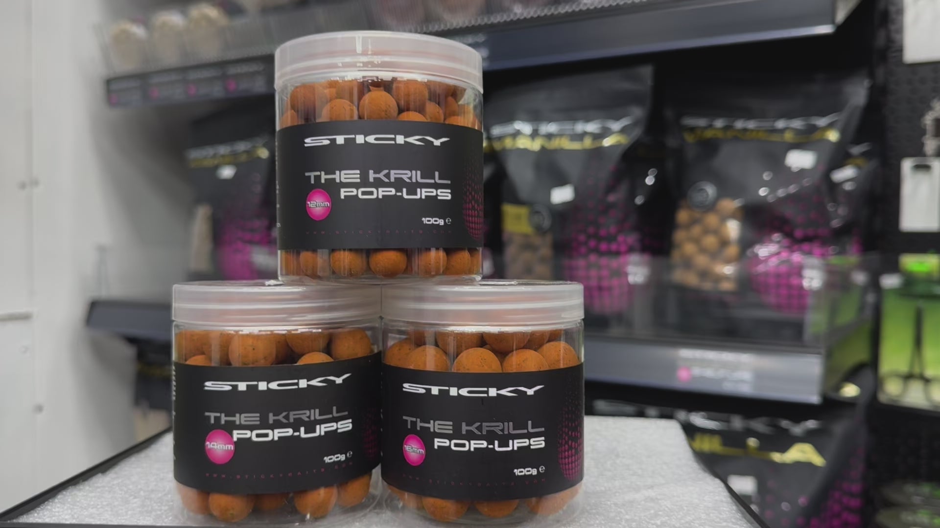 Sticky Baits -THE KRILL POP-UPS