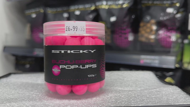 Load and play video in Gallery viewer, Sticky Baits - Buchu-Berry Pop Ups 16mm
