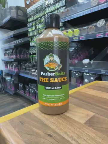 Load and play video in Gallery viewer, Parker Baits -The Sauce - 500ml - OG Fruit &amp; Nut
