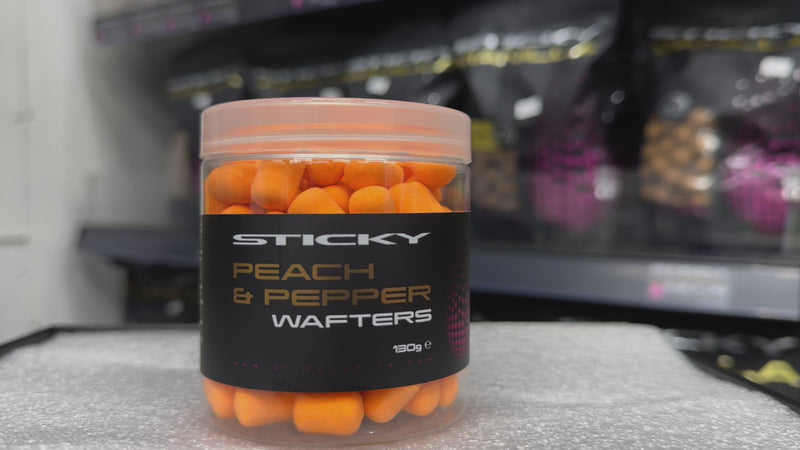 Load and play video in Gallery viewer, Sticky Baits - PEACH &amp; PEPPER WAFTERS
