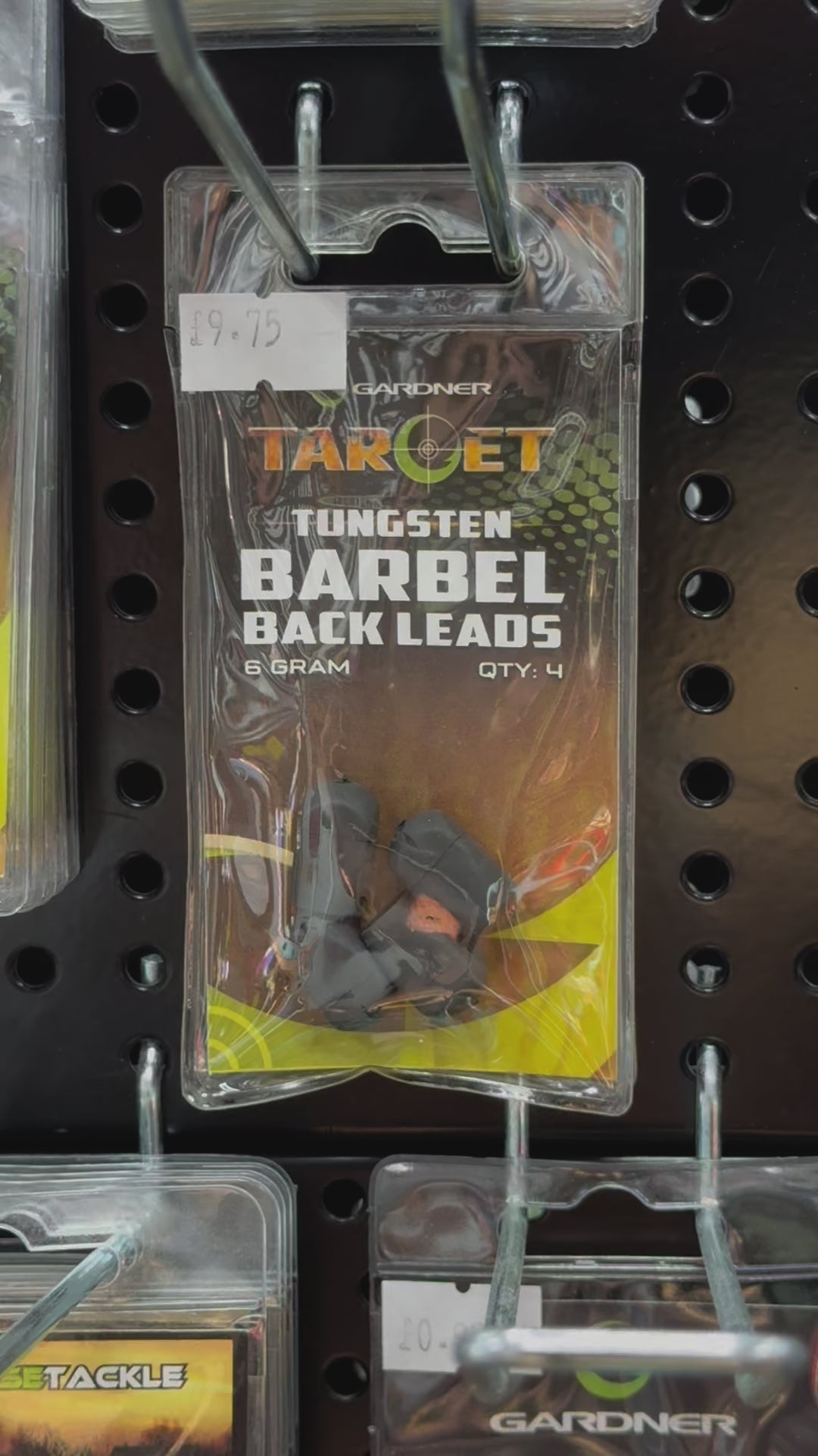 GARDNER TARGET BARBEL BACK LEADS 6G X 4