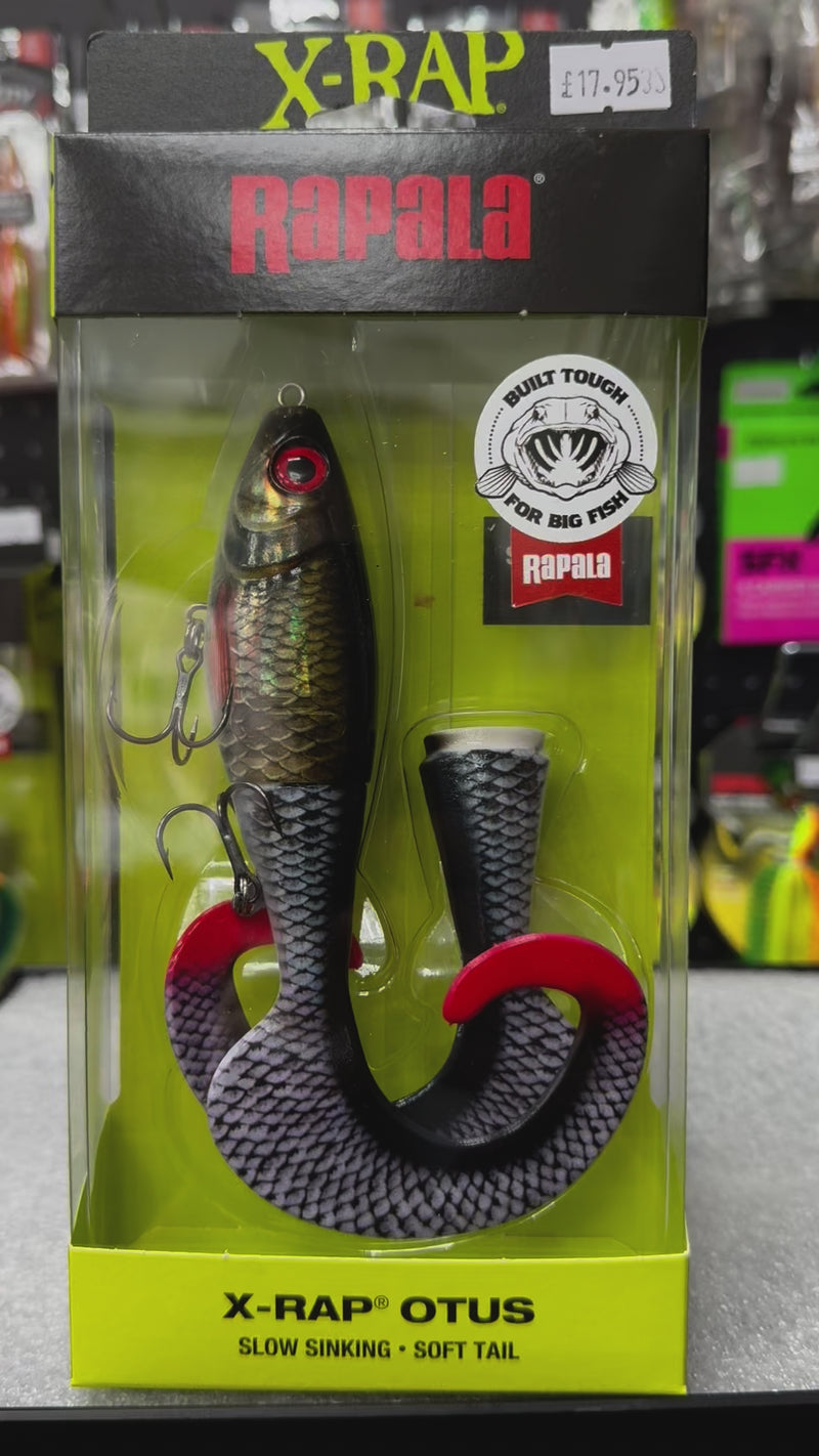 Load and play video in Gallery viewer, Rapala X-RAP Otus 17cm 40g Live Roach
