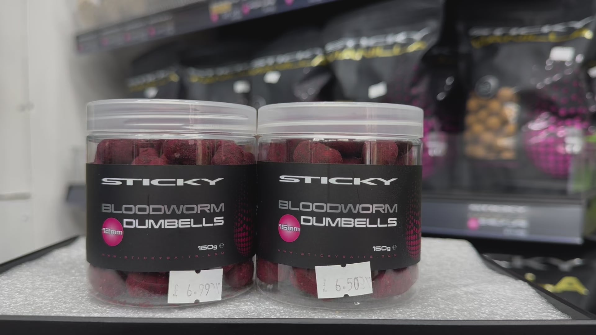 Sticky Baits - Bloodworm DUMBELLS