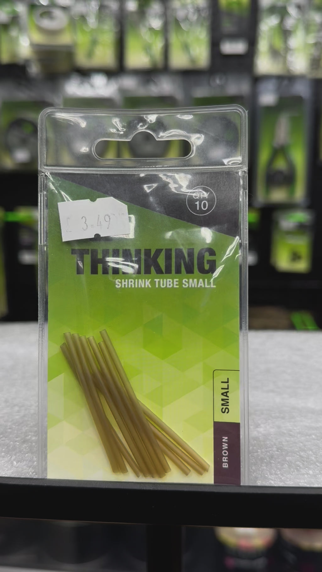 Thinking Anglers SHRINK TUBE SMALL BROWN (10)