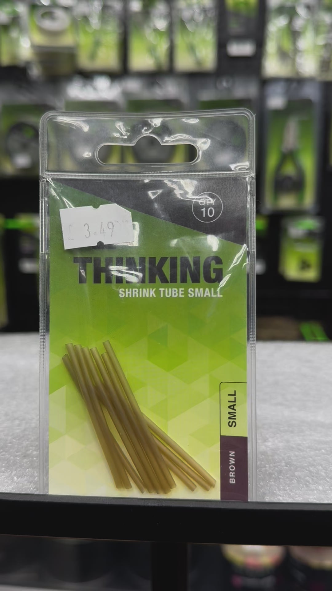 Thinking Anglers SHRINK TUBE SMALL BROWN (10)
