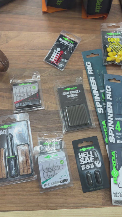 WIN Korda tackle signed by Rob Burgess and full with over £250.00 of products