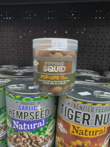 Dynamite Baits -PEPPERED SQUID FOODBAIT POP-UPS 15MM