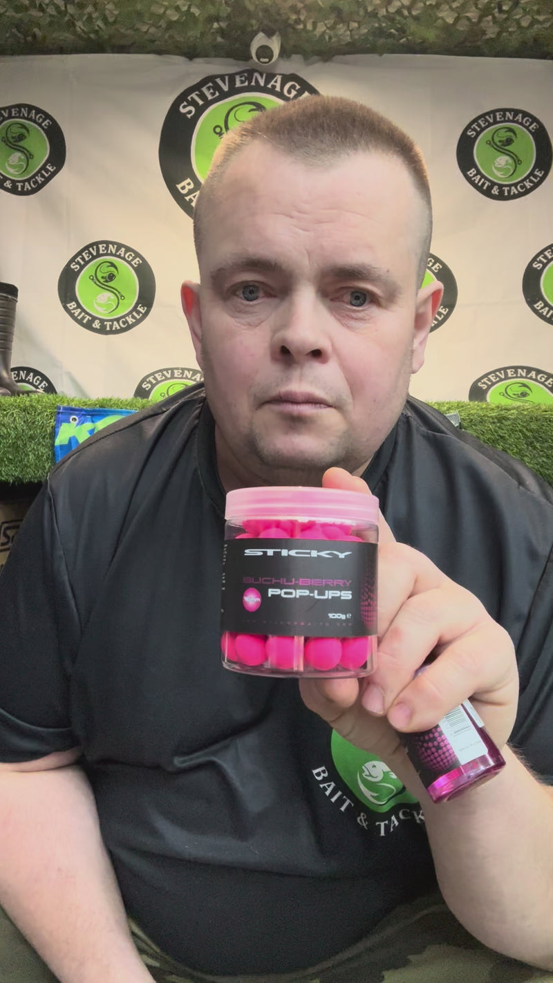 Load and play video in Gallery viewer, Sticky Baits - Buchu-Berry Pop Ups 16mm
