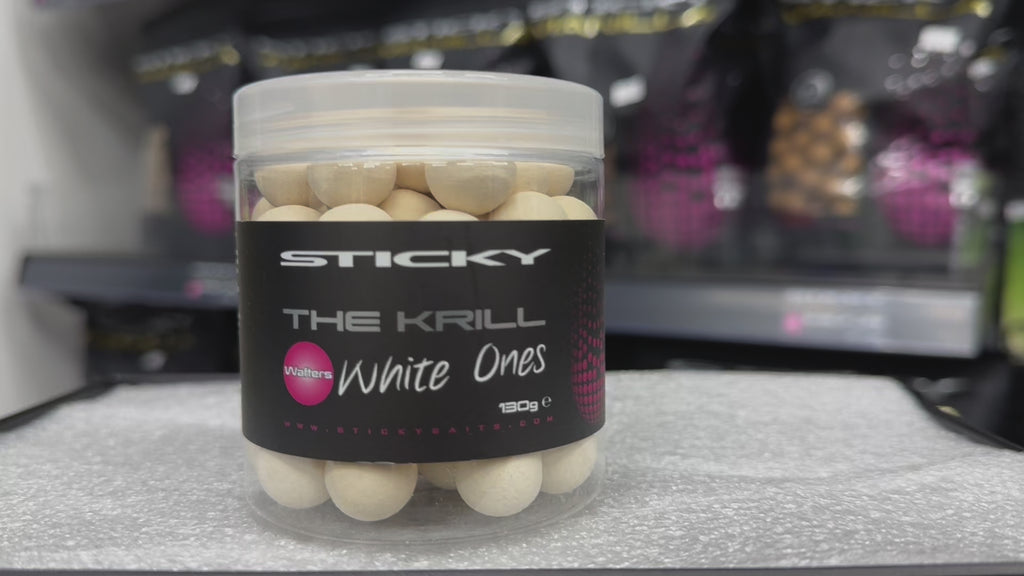 Sticky Baits -THE KRILL WHITE ONES WAFTERS