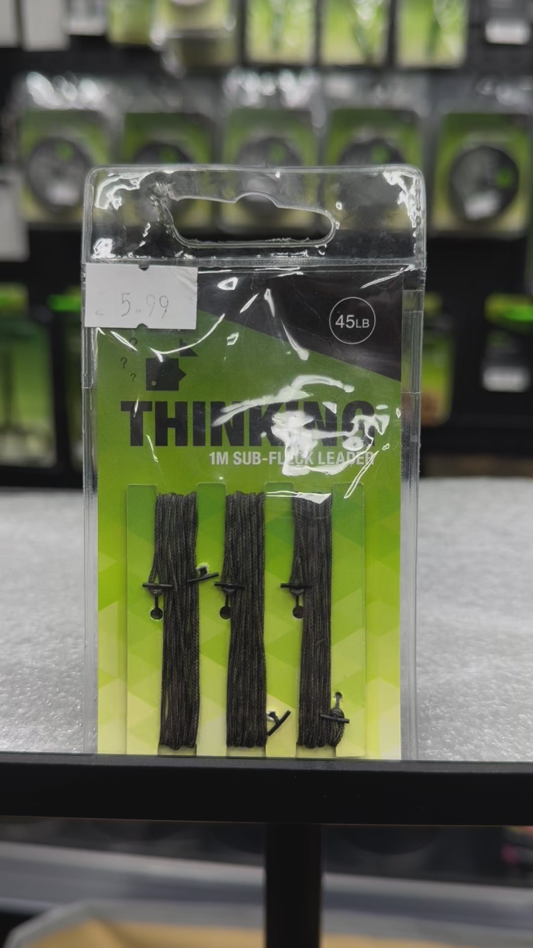 Thinking Anglers 1m Sub Fleck Leaders 45lb