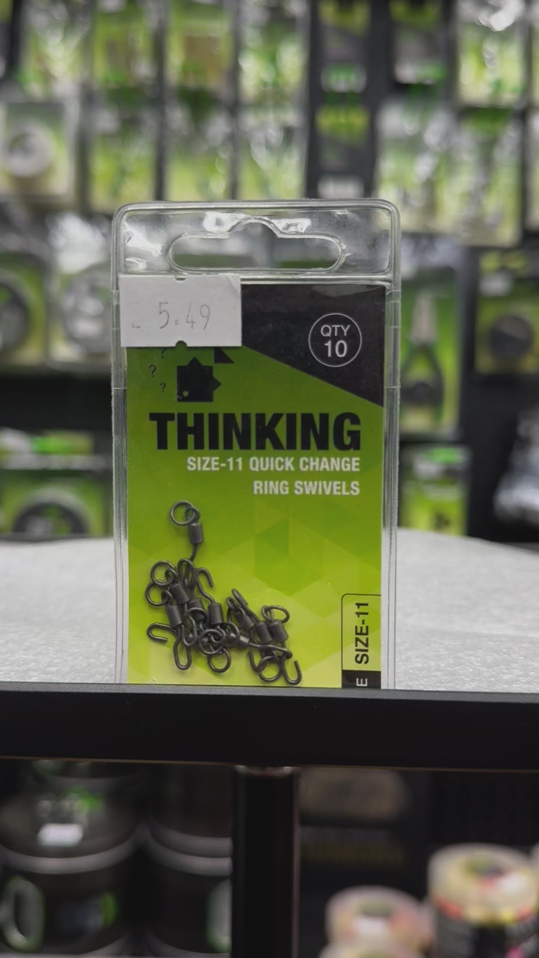 Thinking Anglers PTFE SIZE 11 QUICK CHANGE RING SWIVELS (10)