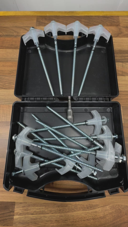 Stevenage Bait and Tackle 12 Pack Tent Stakes Heavy Duty - 8