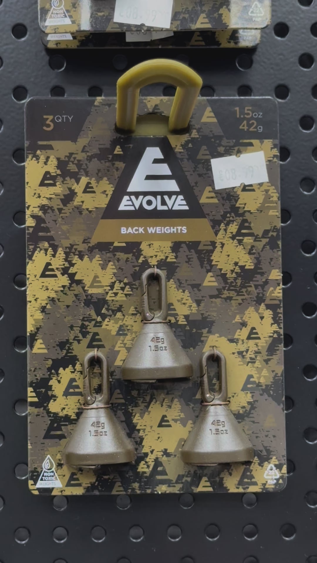 Evolve Tackle Back Weights - 1.5oz/42g