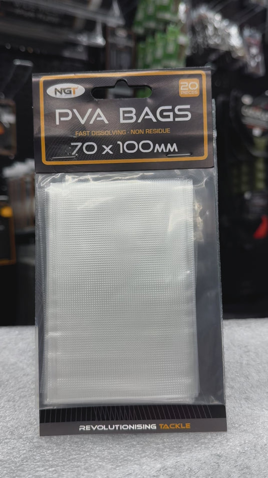 NGT PVA bags - 70x100mm Bags 20 per Pack
