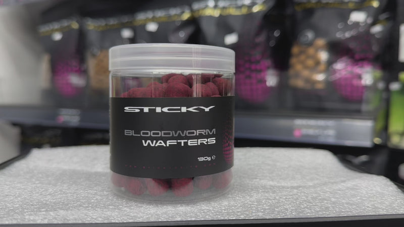 Load and play video in Gallery viewer, Sticky Baits - BLOODWORM WAFTERS
