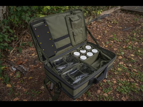NGT Carp Bivvy Table System - Rig Wallet, Glug Pot, Lead Bag, Bivvy Table and Case System (588)