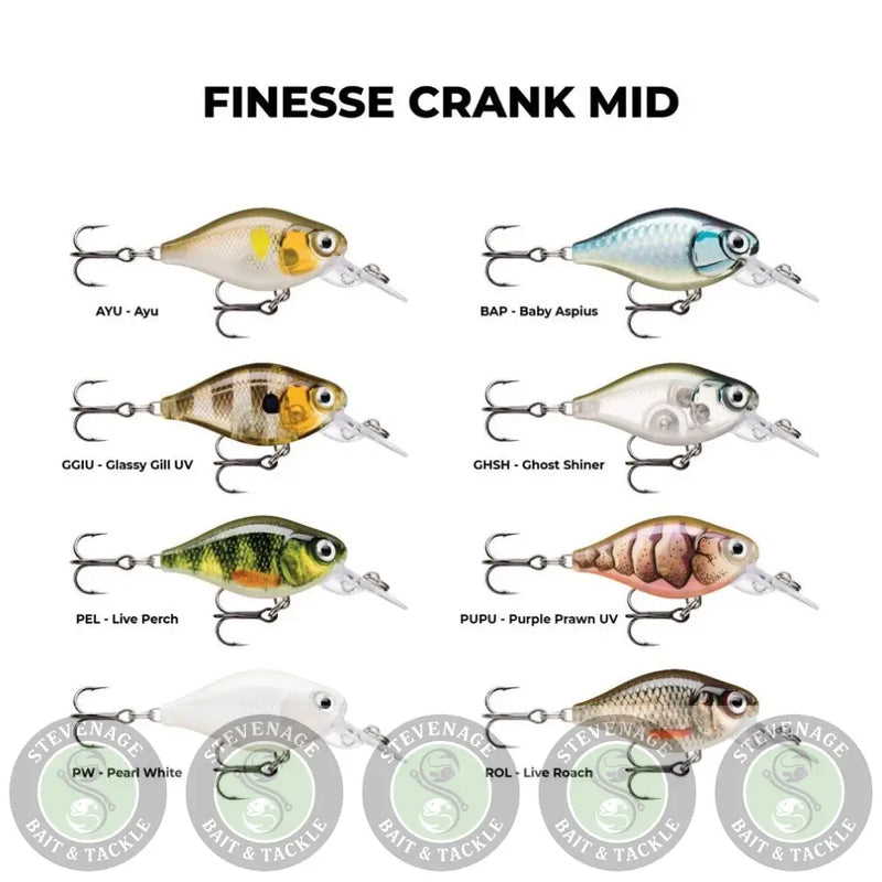 Load image into Gallery viewer, Rapala X-Light Crank Mid Runner Fishing Lure - Finesse Crankbait Lure Colour 3.5cm Pearl White RAPALA
