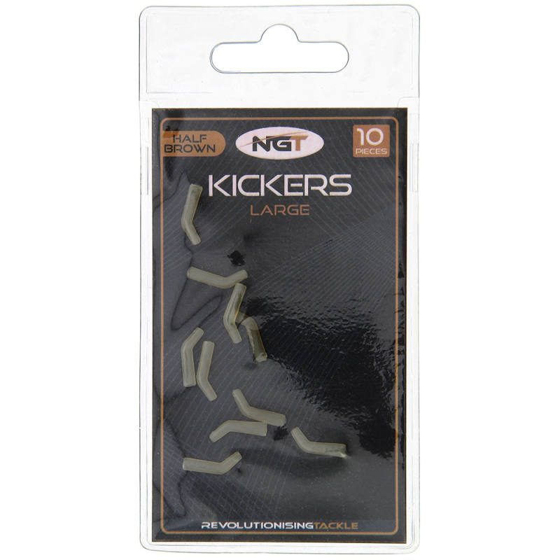 NGT Kickers - Anglers Fishing Rig Kicker Large Half Brown