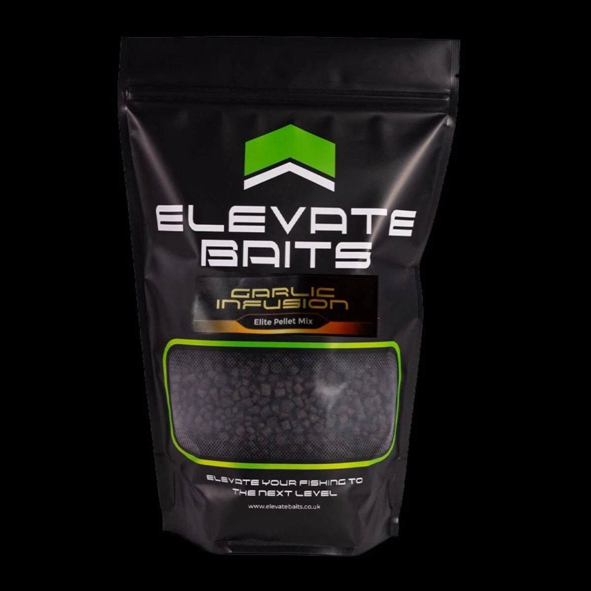 Elevate Baits Garlic Infusion Elite Pellet Mix 1kg - Carp Coarse Fishing Pellets