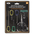 NGT Baiting Needle And Braid Scissor Set
