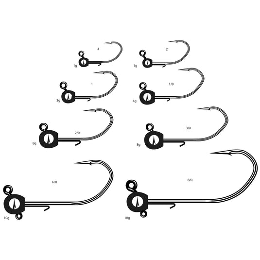 VMC - 7157 Bullet Jig Heads 5G #4  3-5CM