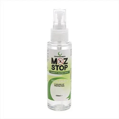 Gardner Moz-Stop Body Spray 100ml / Fishing/Camping/Hiking/ Bite Repellent New