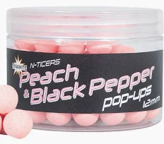 Dynamite Baits N-Ticers Peach & Black Pepper Pop-Ups