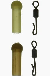 GARDNER TARGET MIXED PACK SIZE 12 KWIK LOK SWIVELS AND XL MINI BUFFER BEAD NATURAL GREEN