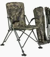 SOLAR TACKLE UNDERCOVER CAMO FOLDING CHAIR HIGH
