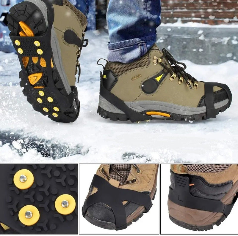 Load image into Gallery viewer, Silicone Ice Crampons With 10 Steel Studs
