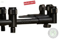 BLACK-LITE PRO-LOC 2 ROD ADJUSTABLE BACK BUZZER BAR (PRO-LOC THUMB SCREWS)
