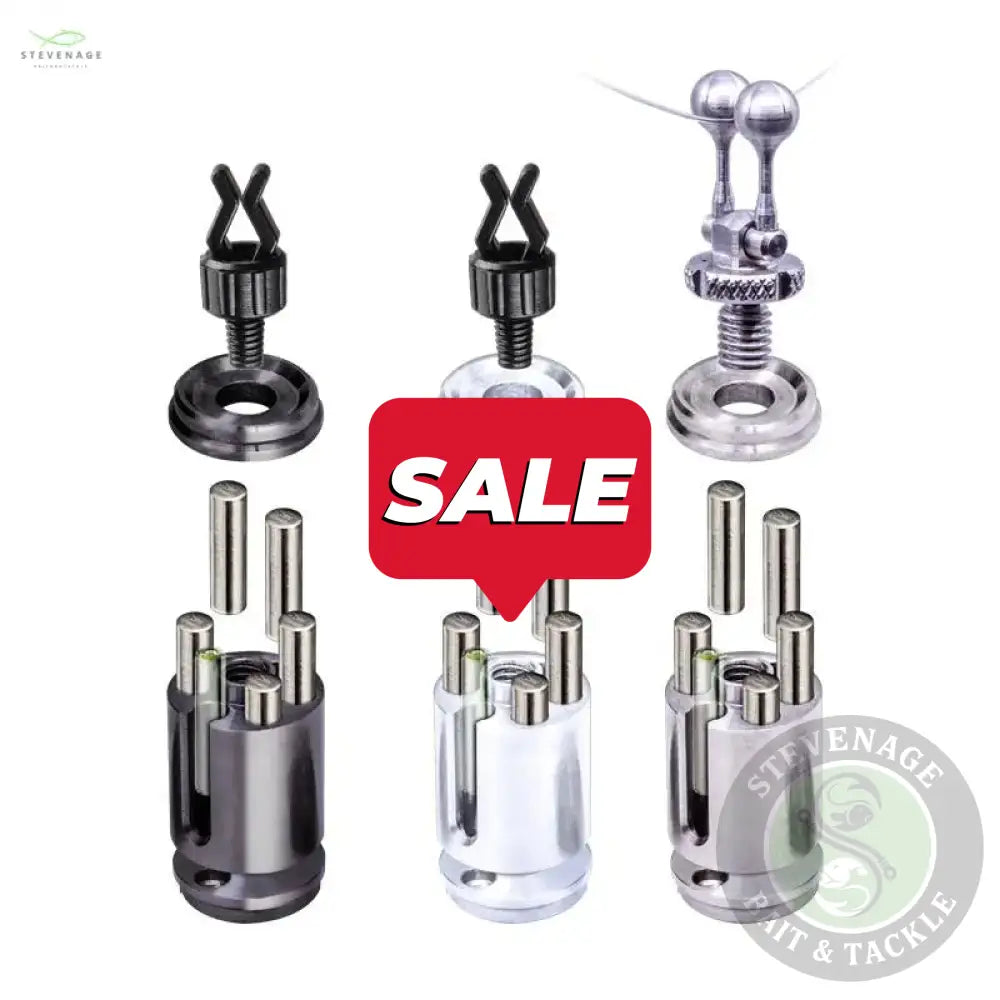 SOLAR TACKLE LOCK & LOAD  INDICATOR HEAD  KIT - STAINLESS WITH HANGA BALL LINE CLIP SOLAR TACKLE