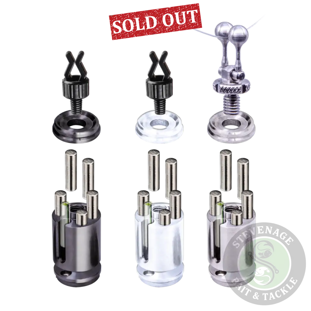 SOLAR TACKLE LOCK & LOAD INDICATOR HEAD - STAINLESS WITH HANGA BALL LINE CLIP SOLAR TACKLE