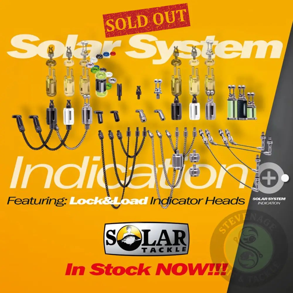 SOLAR TACKLE LOCK & LOAD INDICATOR HEAD - STAINLESS WITH HANGA BALL LINE CLIP SOLAR TACKLE