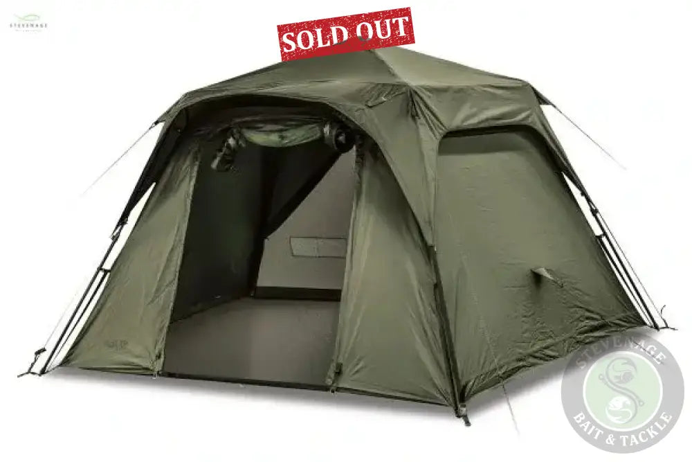 SP QUICK-UP SHELTER GREEN MKII WITH HEAVY-DUTY GROUNDSHEET SOLAR TACKLE