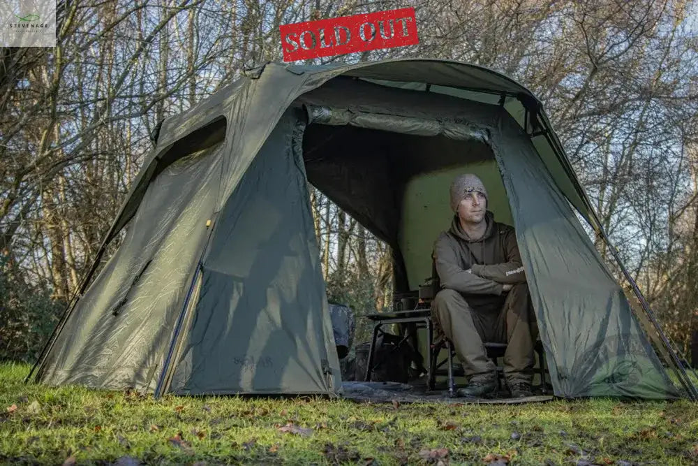 SP QUICK-UP SHELTER GREEN MKII WITH HEAVY-DUTY GROUNDSHEET SOLAR TACKLE