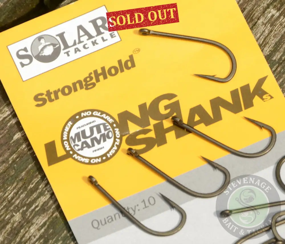 SOLAR TACKLE STRONGHOLD LONGSHANK HOOK SIZE 1 SOLAR TACKLE