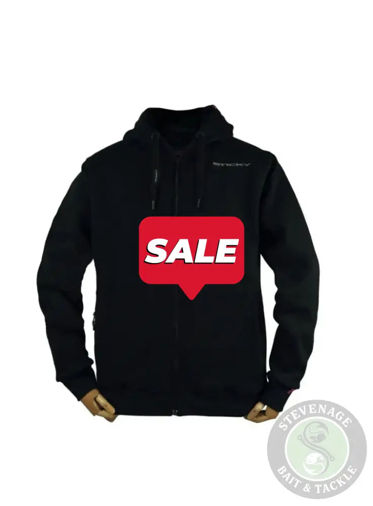 Sticky Baits Black Zip Heavyweight Hood