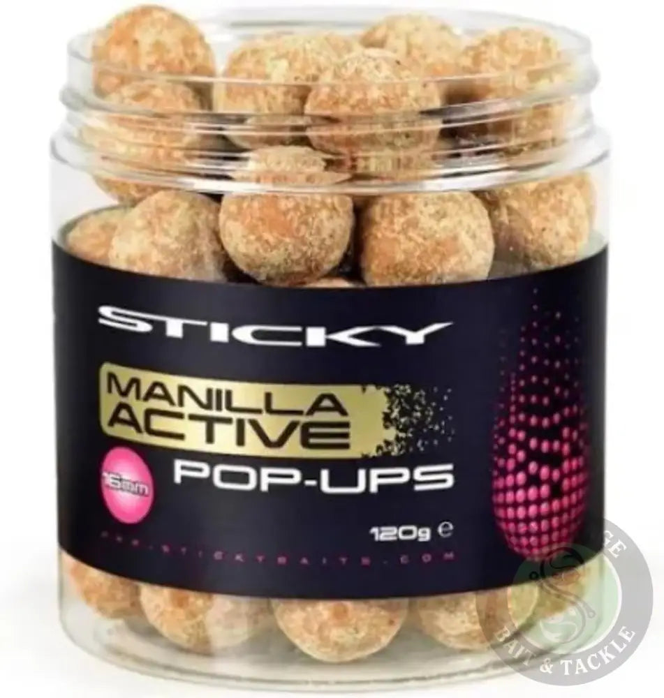 Sticky Baits -Manilla Active Pop-Ups 16mm STICKY BAITS