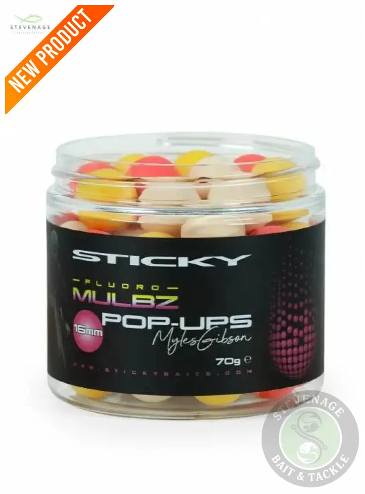 Sticky Baits -MULBZ FLUORO POP-UPS STICKY BAITS