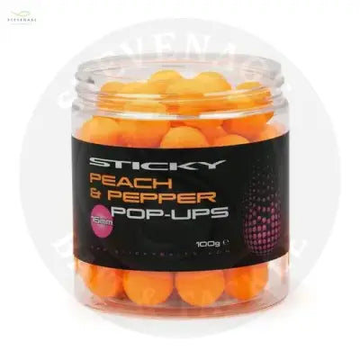 Sticky Baits - Peach & Pepper Pop Ups STICKY BAITS