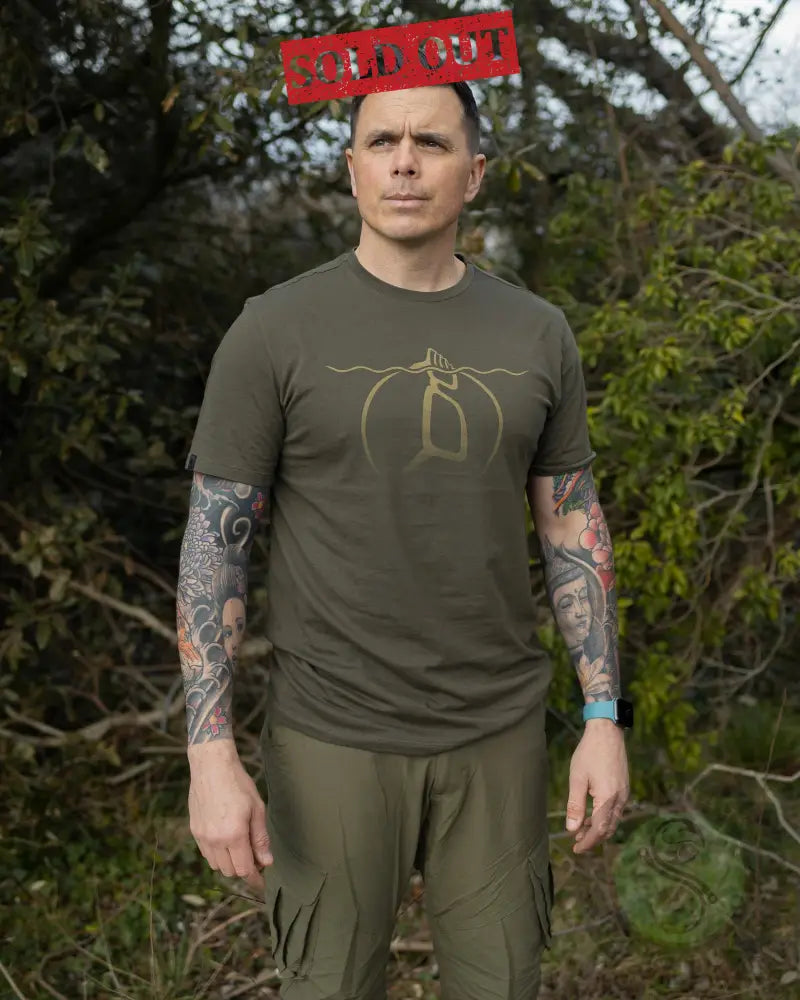 Submerged Tee | Olive S 100 Clothing & Merch