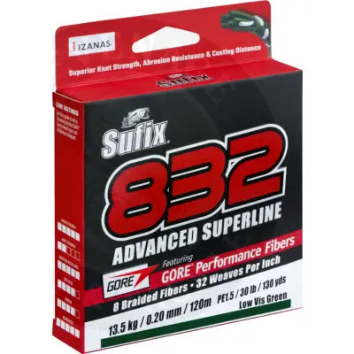 SUFIX 832 Advanced Superline - 0.15 - 20LB - Sufix