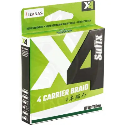 SUFIX X4 BRAID - 0.16 - 19LB - Sufix
