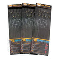 Black guru super lwg bait band rigs pack with metallic hooks multiple sizes and lwg bait design for fishing use