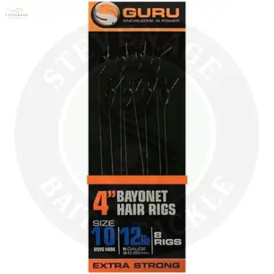Guru 4” QM1 Bayonet Rig Size 12 To 7lbs TACKLE GURU
