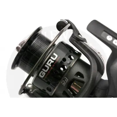 Tackle guru a-class 4000 spinning reel in black matte finish with red accents is the perfect reel option for stevenage bait anglers