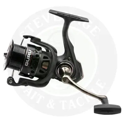 Tackle Guru A-CLASS 4000 reel in black and silver with sleek modern design is the perfect reel option from Stevenage Bait